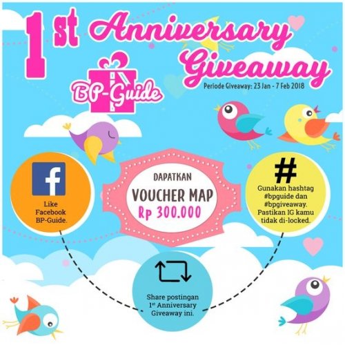 BP-Guide Indonesia 1st Anniversary Giveaway (Facebook & Instagram)