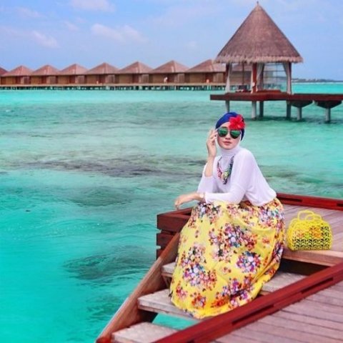 9 Rekomendasi Ini Cocok Jadi Panduan Baju  Pantai  Muslimah  