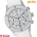 フォリフォリ 腕時計（レディース） フォリフォリ FolliFollie クロノグラフ ホワイト ラバー WT6T042SEW [海外輸入品] レディース 腕時計 時計