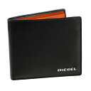 ディーゼル 二つ折り財布（メンズ） ディーゼル 財布 DIESEL 小銭入れ付 二つ折り X05601 P1752 H6818
