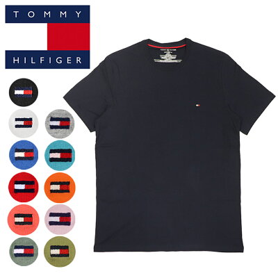 トミーヒルフィガー Tシャツ メンズ レディース TOMMY HILFIGER ミニフラッグロゴ ワンポイント 半袖 ブランド 大きいサイズ オーバーサイズ