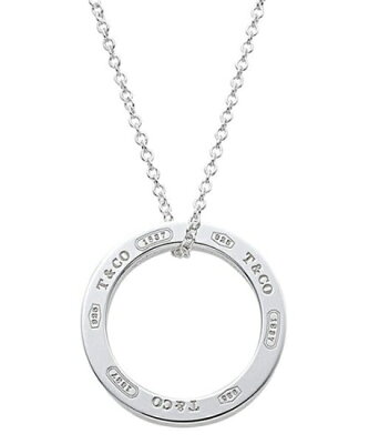 Tiffany&Co. 25049179 1837 COLLECTIONティファニー 1837 サークル ペンダントSILVER 925/スターリングシルバーTiffany 純正BOX&ホワイトリボン巾着保護袋・ショップバッグ