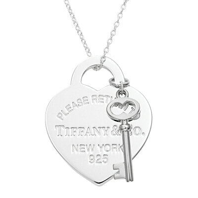 Tiffany&Co. 26909686 RETURN TO TIFFANYティファニー リターン トゥ ティファニーハート キー ペンダントスターリングシルバー ネックレスTiffany 純正BOX&ホワイトリボン巾着保護袋・ショップバッグ