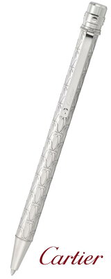 CARTIER OP000059SANTOS DE CARTIER BALLPOINT PENサントス ドゥ カルティエ C モチーフ ボールペンメタル パラジウムフィニッシュ