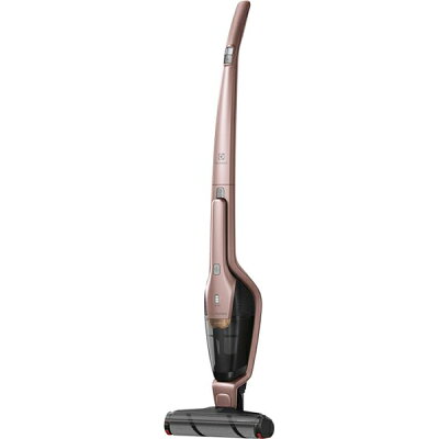 Electrolux エレクトロラックス ZB3414AK ソフトピンク エルゴラピード パワープロ サイクロン式スティッククリーナー 掃除機 シンプル スリム 充電式 コードレス 高い吸引力 フローリング 畳 細かいゴミ すき間ごみ