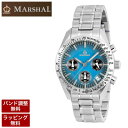 マーシャル 腕時計 MARSHAL 時計 スタイリッシュ クオーツ メンズ腕時計 MRZ012-BL