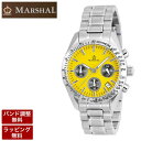 マーシャル 腕時計 MARSHAL 時計 スタイリッシュ クオーツ メンズ腕時計 MRZ012-YE