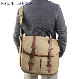 ラルフローレン POLO Ralph Lauren Twill & Leather Game Bag US ポロ ラルフローレン ショルダーバッグ ブリーフケース