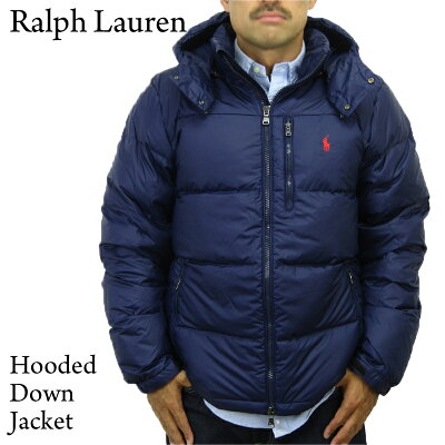 ポロ ラルフローレン ダブルジップ ダウンジャケット パーカー POLO by Ralph Lauren Men's Down Hooded Jacket US