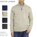 ポロ ラルフローレン メンズ コットン ハーフジップ セーター POLO Ralph Lauren Men's Cotton Rag Half-Zip Sweater US