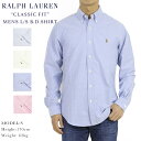ポロ ラルフローレン 長袖 クラシックフィット ワンポイント刺繍 ボタンダウンシャツ POLO Ralph Lauren Men's "CLASSIC FIT" l/s Oxford B.D.Shirts US (UPS)