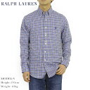 ポロ ラルフローレン スリムフィット ボタンダウン チェック 長袖シャツ POLO Ralph Lauren Men's "SLIM FIT" B.D.Shirts US