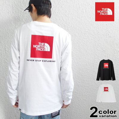 ノースフェイス Tシャツ THE NORTH FACE Tシャツ 長袖 M L/S Red Box Tee メンズ レディース EUライン (north face tシャツ ボックスロゴ ストリート 大きいサイズ NF0A493L) 【あす楽対応】 【メール便対応】