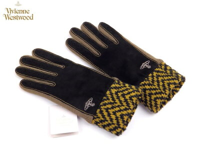 ヴィヴィアンウエストウッド Vivienne Westwood 手袋16,200円以上で送料無料 無料ラッピング指定可 明日楽対応商品 v0893 【 オーブ てぶくろ ギフト ブランド 革 防寒 レディース 】