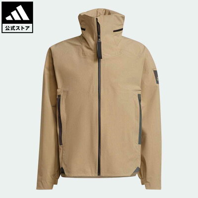 【公式】アディダス adidas 返品可 アウトドア マイシェルター レインジャケット メンズ ウェア・服 アウター ジャケット ベージュ GT6574 nm_otd
