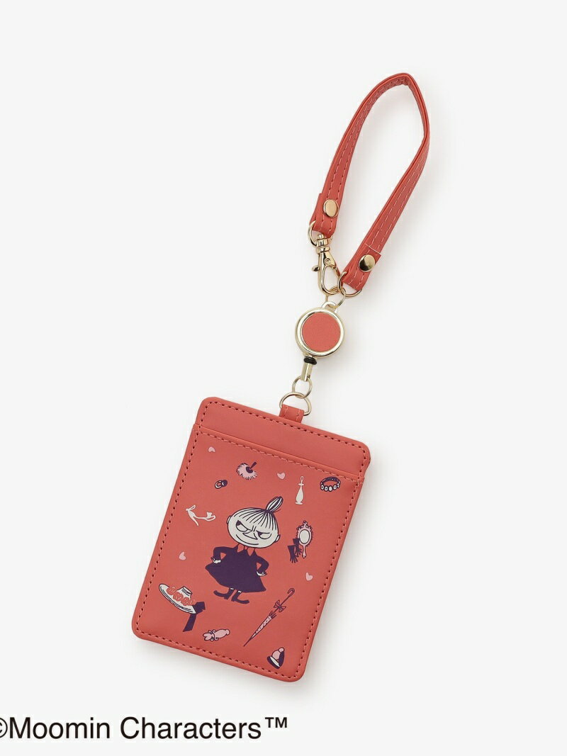 アフタヌーンティー・リビング 定期入れ レディース コードリール付きパスケース/Moomin*Afternoon Tea Afternoon Tea アフタヌーンティー・リビング 文房具 その他の文房具 レッド[Rakuten Fashion]