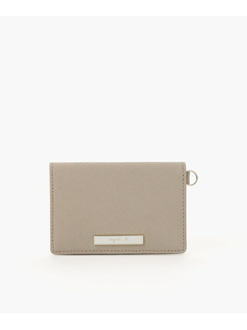 アニエスベー QAW05-10 パスケース agnes b. VOYAGE アニエスベー 財布・ポーチ・ケース その他の財布・ポーチ・ケース ベージュ【送料無料】[Rakuten Fashion]