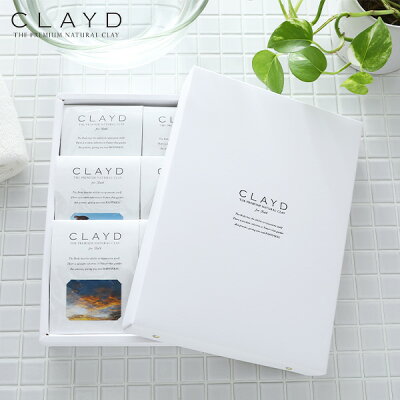 【24時間限定!最大15%OFFクーポン】クレイド(CLAYD) ONE TIME GIFT ワンタイムギフト 30g×6 入浴剤 クレイ 天然 泥 パック エステ スパ ギフト セット | バスギフト プレゼント 実用的 ボディケア ボディーケア バスグッズ バス用品 洗い流すパック