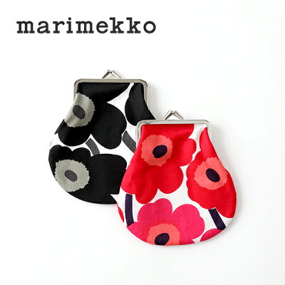 マリメッコ marimekko がま口ポーチ (小) PIENI KUKKARO ウニッコ ミニ 小さめ 小物入れ コインケース カードケース 小銭入れ 北欧 ギフト 【正規販売店】