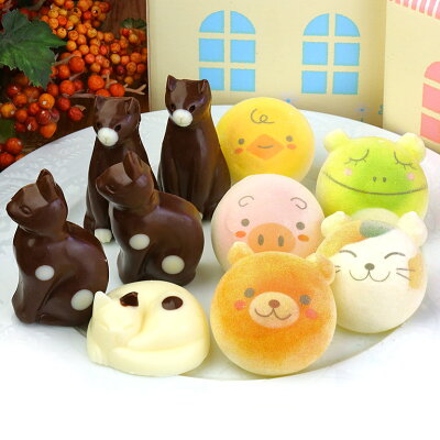バレンタイン 2021 チョコ お絵かきマカロン & ねこ チョコレート 10個 家箱入り | チョコレート プチギフト 義理チョコ 子供 お菓子 詰め合わせ スイーツ ギフト かわいい 動物 猫 アニマル お祝い 内祝 卒園 卒業 誕生日 プレゼント お取り寄せグルメ