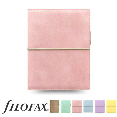 ファイロファックス filofax ドミノ Domino ソフト Soft ポケット(ミニ6穴)サイズ システム手帳 合皮 レザー調 パステルカラー ギフト プレゼント 贈り物 メンズ レディース【楽ギフ_包装】