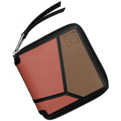 ロエベ LOEWE 2019年春夏新作 パズル コンパクト財布 レディース PUZZLE SQUARE ZIP WALLET ピンク系 マルチカラー 12230XM88 0024 7028