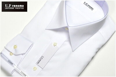 【U.P renoma】 綿100% 形態安定 ビジネスソフト レギュラーカラーシャツ 長袖 Yシャツ ワイシャツ ドレスシャツ カッターシャツ ビジネスシャツ メンズシャツ 紳士シャツ