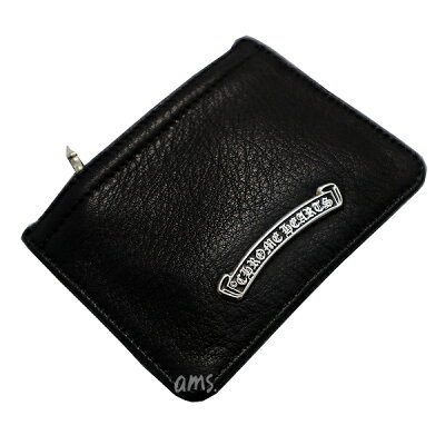 クロムハーツ 財布(Chrome Hearts)ジッパーチェンジパース3×4・ブラック・レザー(メンズ)(クロム・ハーツ)(小銭入れ)(コインケース)