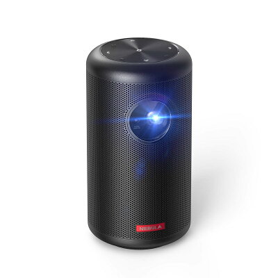【お家で大画面の実現するモバイルプロジェクター】Anker Nebula Capsule II(世界初 Android TV搭載 モバイルプロジェクター)【200 ANSIルーメン / オートフォーカス機能 / 8W スピーカー】