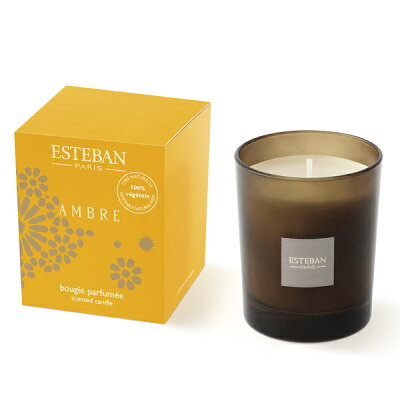 【仕様変更予定】Ambre/アンバー「キャンドル」【エステバン】【日本香堂】【ESTEBAN】【グラスキャンドル】【キャンドル】【アロマ】【ルームフレグランス】【アロマキャンドル】【プレゼント【蝋燭】【ろうそく】【お買い物マラソン ポイント10倍】