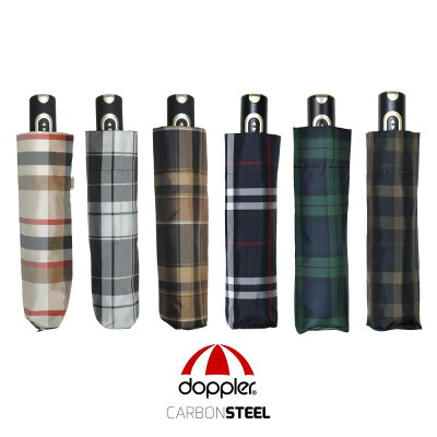 doppler 耐風ワンタッチ開閉 折りたたみ傘 CARBONSTEEL Magic Karo woven 100cm 傘(かさ・カサ) 折り畳み傘 自動開閉 大きい 丈夫 あす楽傘 メンズ 耐風 ドップラー