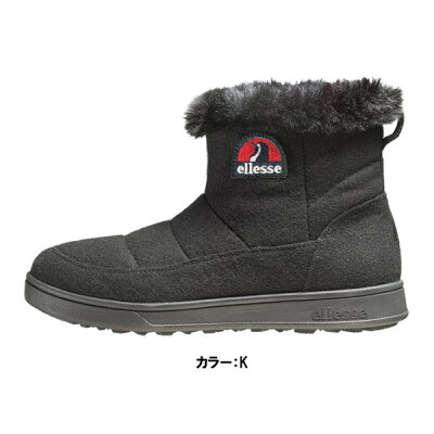 エレッセ(ellesse) ヘリテージ エットーレ ウインター ブーツ ミッド シューズ レディース (19aw) ブラック ペンギンロゴ efh8323-k【SS221250】