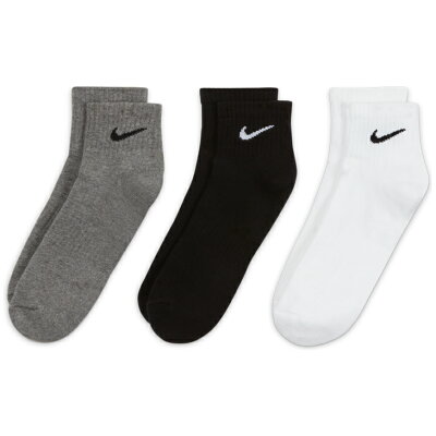 靴下 3足組 21-29.0cm ナイキ NIKE 3P エブリデイ クッションク ウォーターソックス 3足セット/メンズ レディース キッズ スポーツ トレーニング 普段使い くつした/SX7667-964