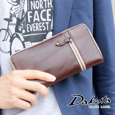 【選べるノベルティ大好評】ラウンドファスナー長財布Dakota BLACK LABEL ダコタブラックレーベル バルバロ 0624707(0623007)【店頭受取対応商品】