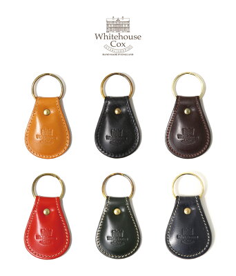 Whitehouse Cox / ホワイトハウスコックス : BERI KEY FOB / 全6色 : キーフォブ キーホルダー レザー ギフト プレゼント ラッピング可能 : s-0668【MUS】
