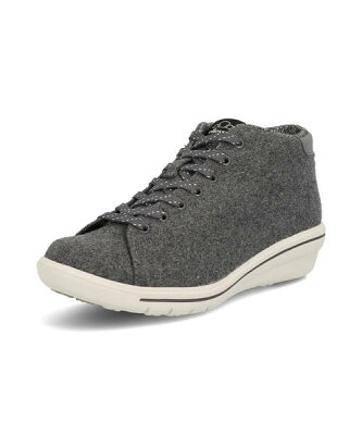 【クーポン配布中】ellesse エレッセ PILA LIGHT MID レディーススニーカー【防水/保温/軽量】(ピーラライトミッド) EFW9345 DG ダークグレー