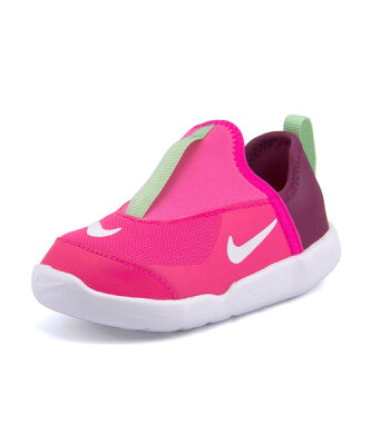 NIKE(ナイキ) LIL SWOOSH TD ベビースニーカー(リトルスウッシュTD) AQ3114 600 ハイパーピンク/ホワイト/エイフィッドグリーン