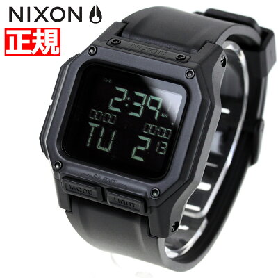 明日0時からはニールがお得♪店内ポイント最大55倍!ニクソン NIXON レグルス REGULUS 腕時計 メンズ ALL BLACK NA1180001-00【2018 新作】