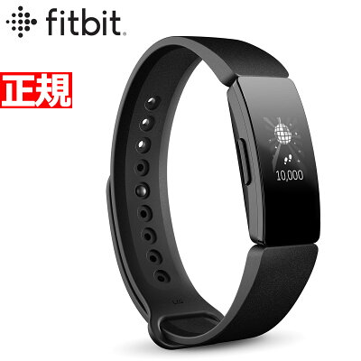 Fitbit フィットビット Inspire インスパイア フィットネス トラッカー ウェアラブル端末 腕時計 L/Sサイズ ブラック FB412BKBK-FRCJK【2019 新作】