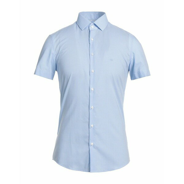 カルバン・クライン カルバンクライン メンズ シャツ トップス Shirts Sky blue
