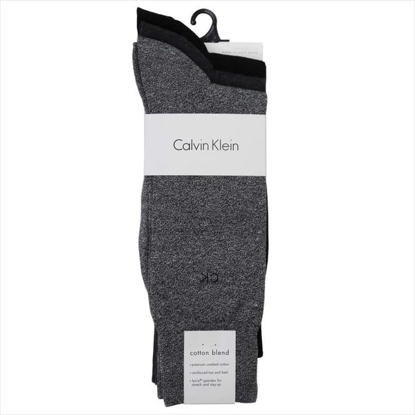 カルバンクライン 靴下 メンズ Calvin Klein カルバン・クライン ソックス 3足セット A91219-colorF52 ライトグレー：グレー：ブラック系