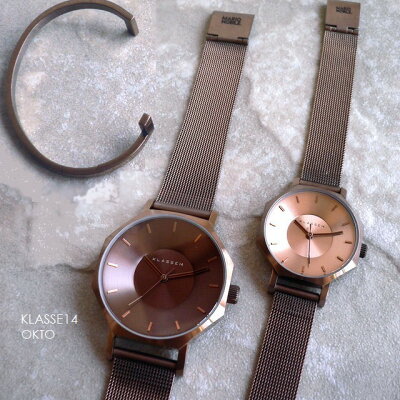 正規品 ノベルティプレゼント KLASSE14 クラスフォ−ティーン 腕時計 メタルメッシュバンド VOLARE OKTO VINTAGE GOLD 28mm 36mm WOK20VG002 ビンテージ ゴールド