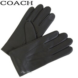 COACH 手袋 メンズ コーチ COACH 手袋 メンズ 牛革 ブラック 黒 スマホ対応 アウトレット F54182 BLK ブランド 送料無料