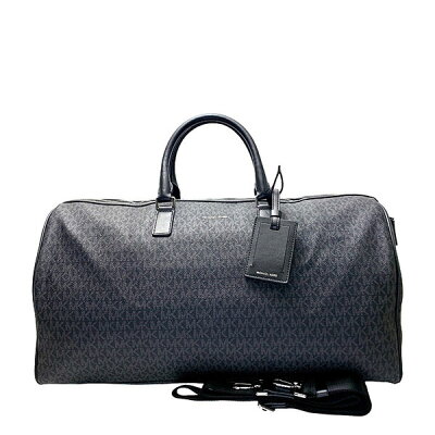 【24時間限定ポイント5倍】マイケルコース MICHAELKORS バック ボストンバッグ メンズ アウトレット レザー 2WAY モノグラム 37U9LHRU3B BLACK ブラック マイケルコース MICHAELKORS メンズ MMM