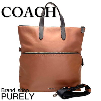 【60時間限定ポイント5倍】コーチ COACH バック トートバッグ メンズ メンズ アウトレット レザー 2way F50712 QBSD ブラウン コーチ COACH メンズ MMM