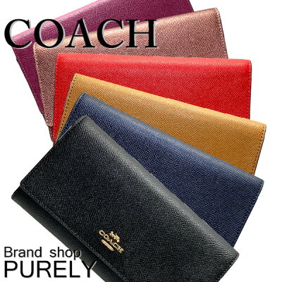 【28時間限定ポイント5倍】コーチ 財布 レディース COACH 長財布 クロスグレイン レザー トライフォールド ウォレット F79868 コーチ COACH レディース WWW