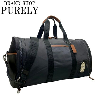 【25日限定ポイント5倍 送料無料】コーチ COACH バッグ ボストンバッグ メンズ アウトレット ナイロンxレザー C9835 FC9835 QBBK ブラック MMM