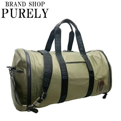 【25日限定ポイント5倍 送料無料】コーチ COACH バッグ ボストンバッグ メンズ アウトレット ナイロンxレザー C9835 FC9835 QBRM3 オリーブドラブ MMM