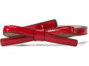 ケイトスペード ベルト (取寄) ケイトスペード パテント シューストリング ボウ ベルト Kate Spade New York Kate Spade New York Patent Shoestring Bow Belt Engine Red