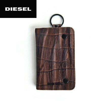 ■DIESEL ディーゼル メンズ レディース 男女兼用■牛革 本革 小銭入れ コインケース 4連キーケース【D-KEYHOLDER】【サイズUNI】【ブラウン】die-m-a-a8-650 《メーカー希望小売価格18,480円》